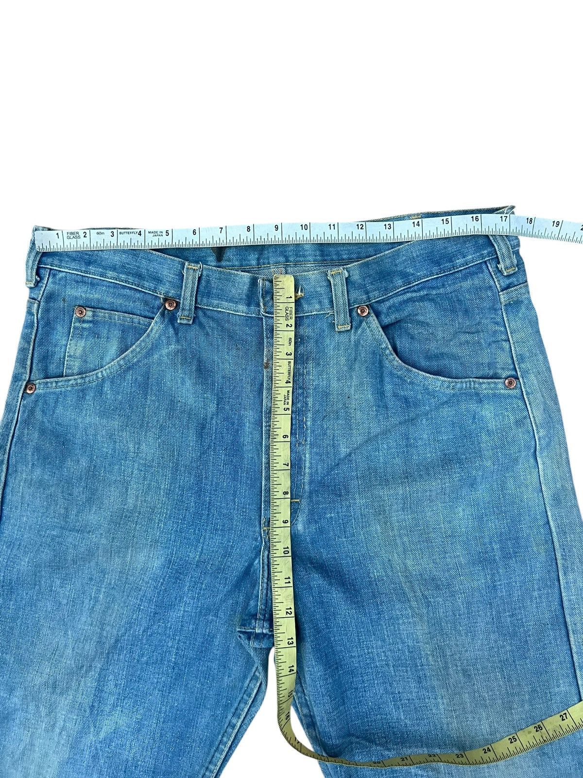 Lee Vintage 70s 80s Lee Riders Faded Dirty Mud Denim Jeans Size US 34 / EU 50 - 2 Thumbnail