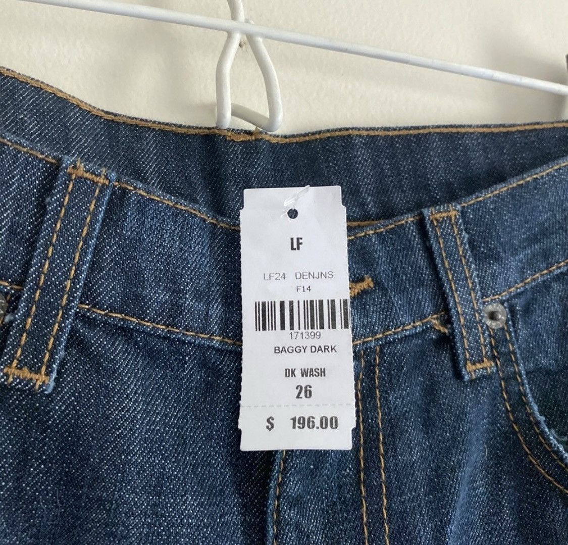 Other LF CARMAR DARK WASH LOW FIT BAGGY JEANS Size 30" / US 8 / IT 44 - 2 Thumbnail