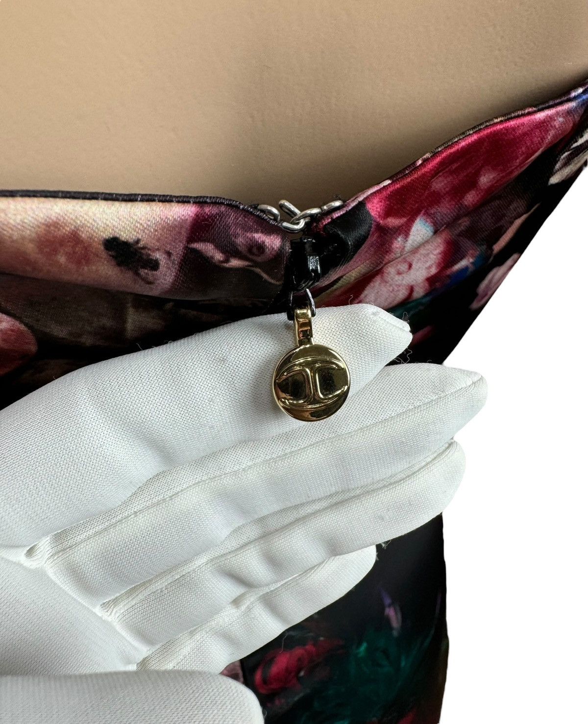 Just Cavalli JUST CAVALLI Satin Dress Floral/Fruit size 40 Size S / US 4 / IT 40 - 16 Thumbnail