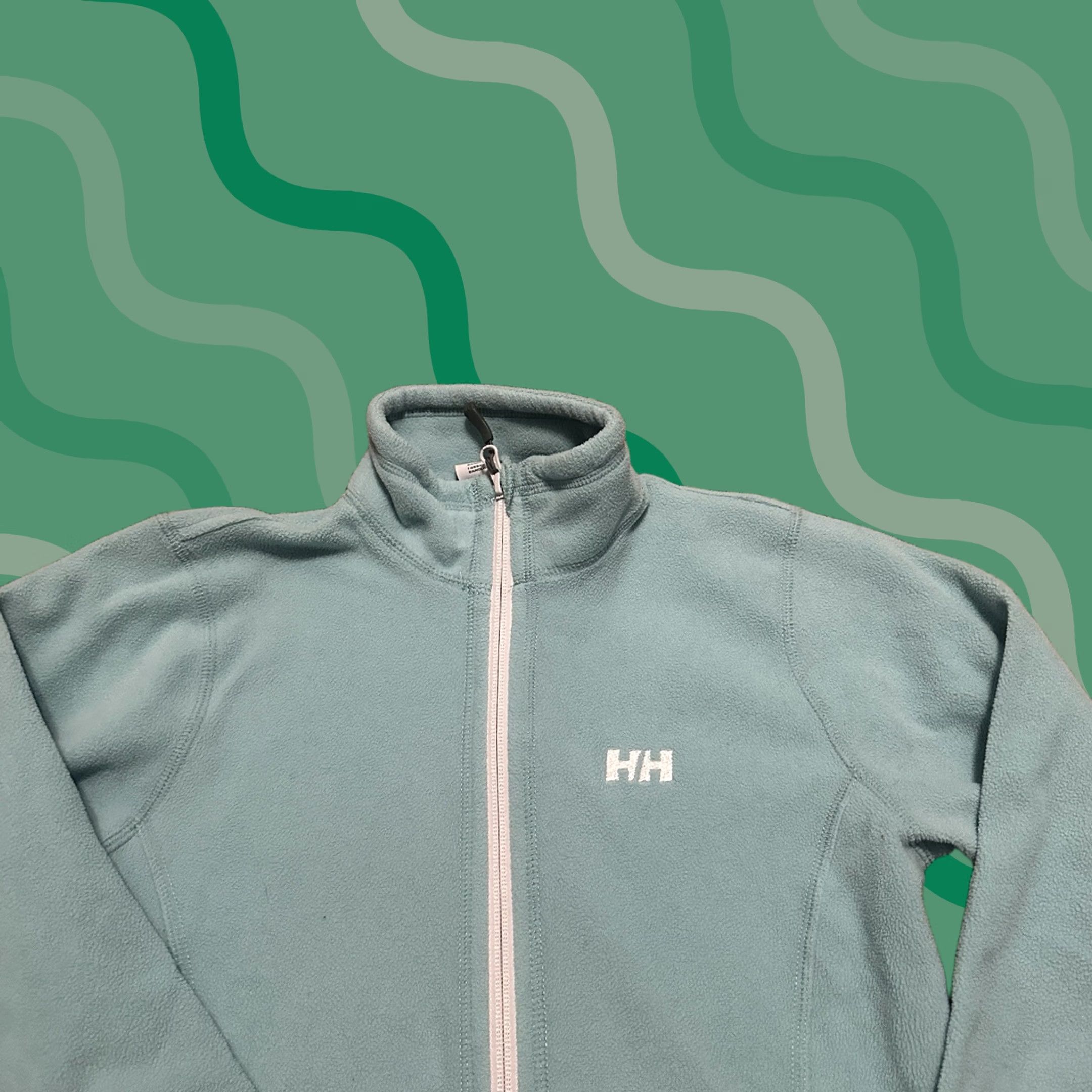 Helly Hansen Helly Hansen Fleece Jacket Womens Small Daybreaker Full Zip Polartec Hiking Blue Jacket Size S / US 4 / IT 40 - 1 Thumbnail