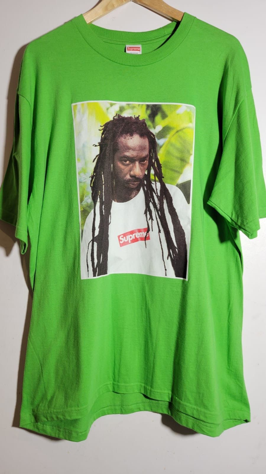 image of Supreme Buju Banton Photo Tee, Men's (Size XL)