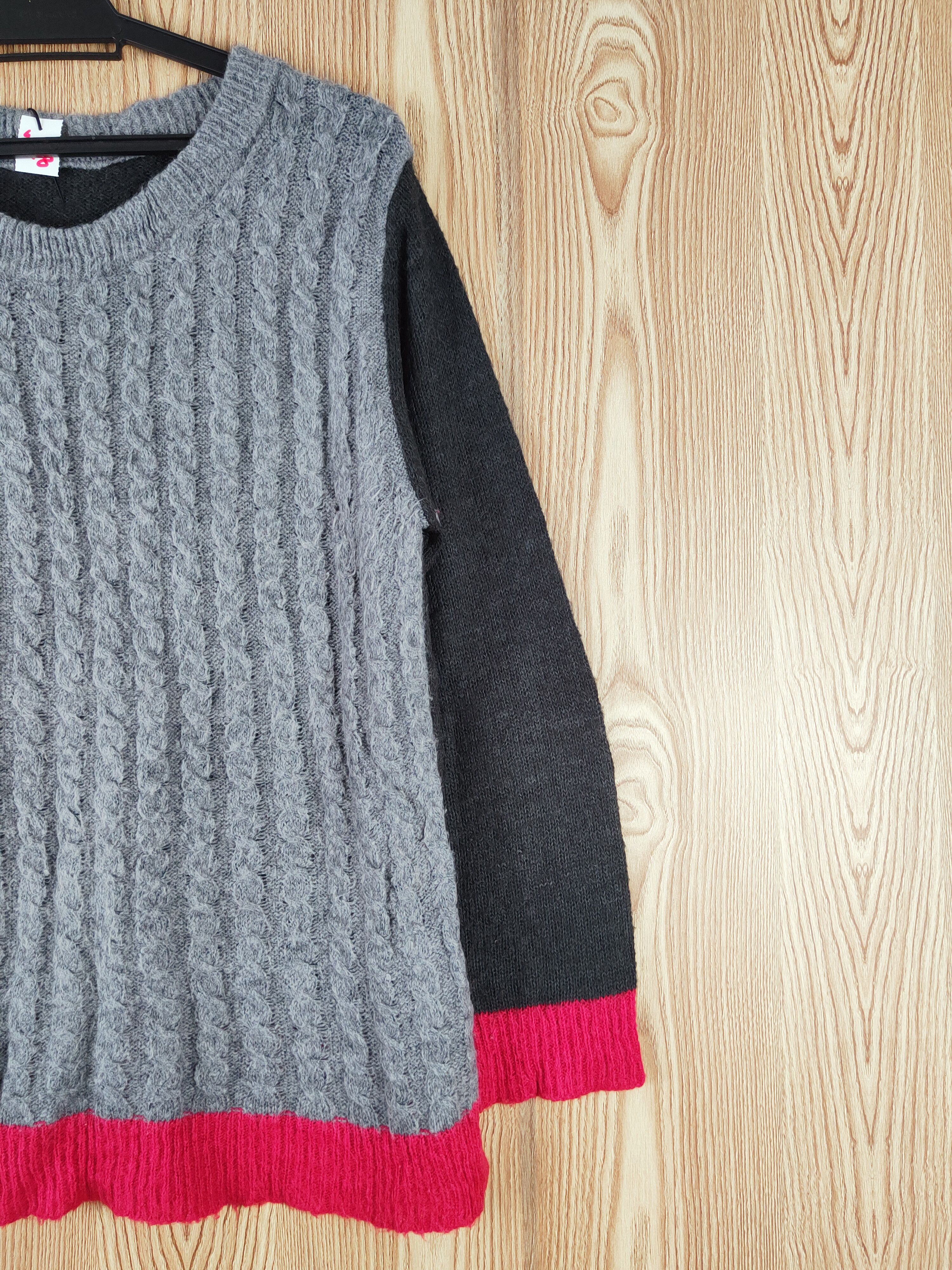 Aran Isles Knitwear Vi Felice Gray Knitwear Sweatshirts #W148 Size US L / EU 52-54 / 3 - 5 Thumbnail
