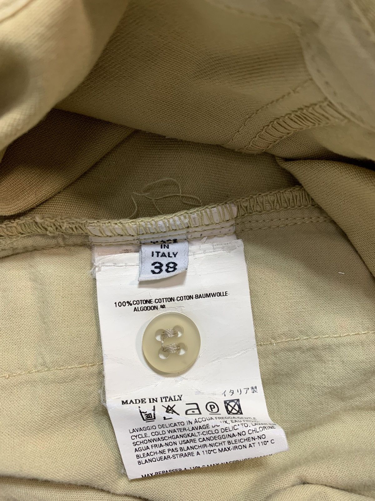 Maison Margiela Hype Maison Martin Margiela MM6 Beige Khakis Wrap Skirt Size 28" / US 6 / IT 42 - 8 Thumbnail