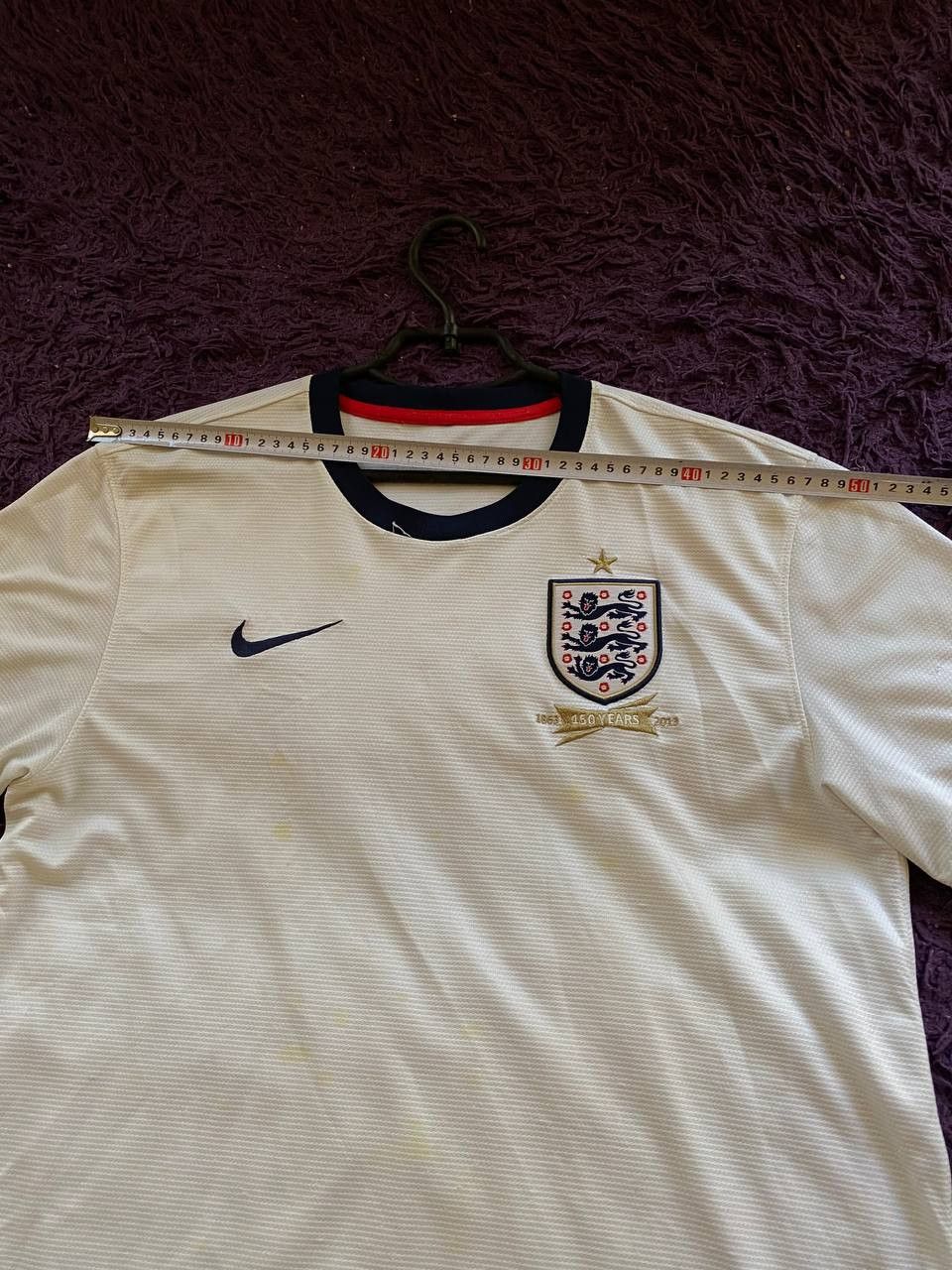 Nike × Vintage Nike England Ubique Home Jersey T Shirt Tee Size US L / EU 52-54 / 3 - 11 Thumbnail