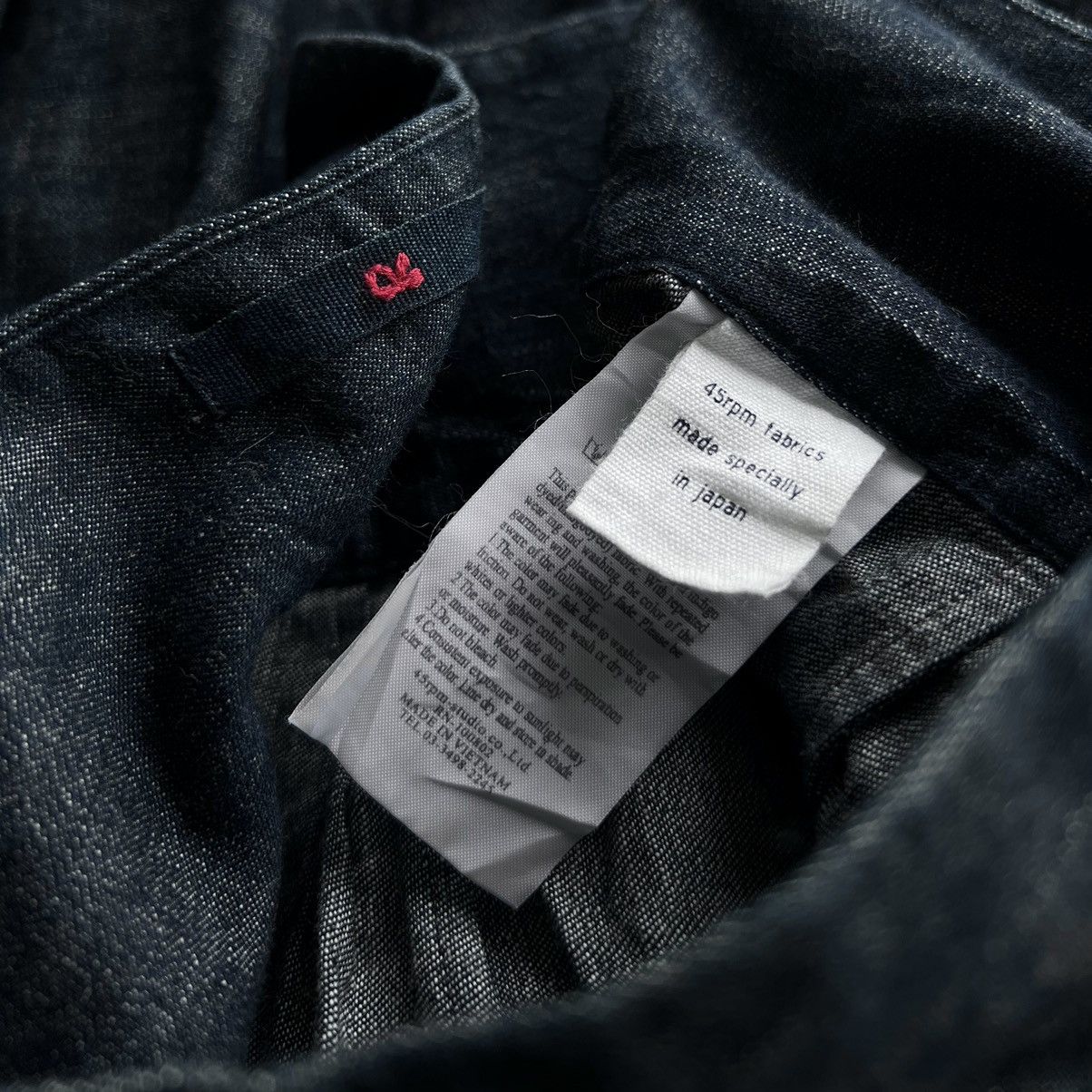 45rpm × Japanese Brand × Kapital 45RPM INDIGO DYED DENIM SKIRT Size 27" / US 4 / IT 40 - 10 Thumbnail