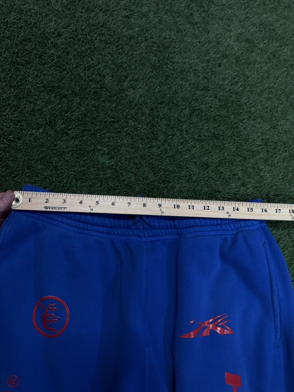 HELLSTAR Hellstar Blue Red Sweatpants Size XXL Brand New Size US 36 / EU 52 - 10 Thumbnail