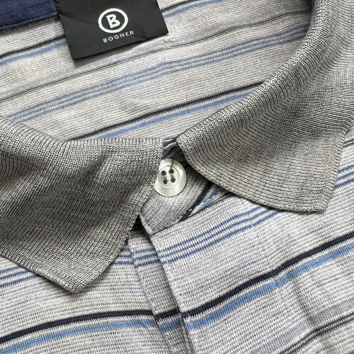 Bogner Bogner Stripe Polos Shirt Size US L / EU 52-54 / 3 - 6 Thumbnail