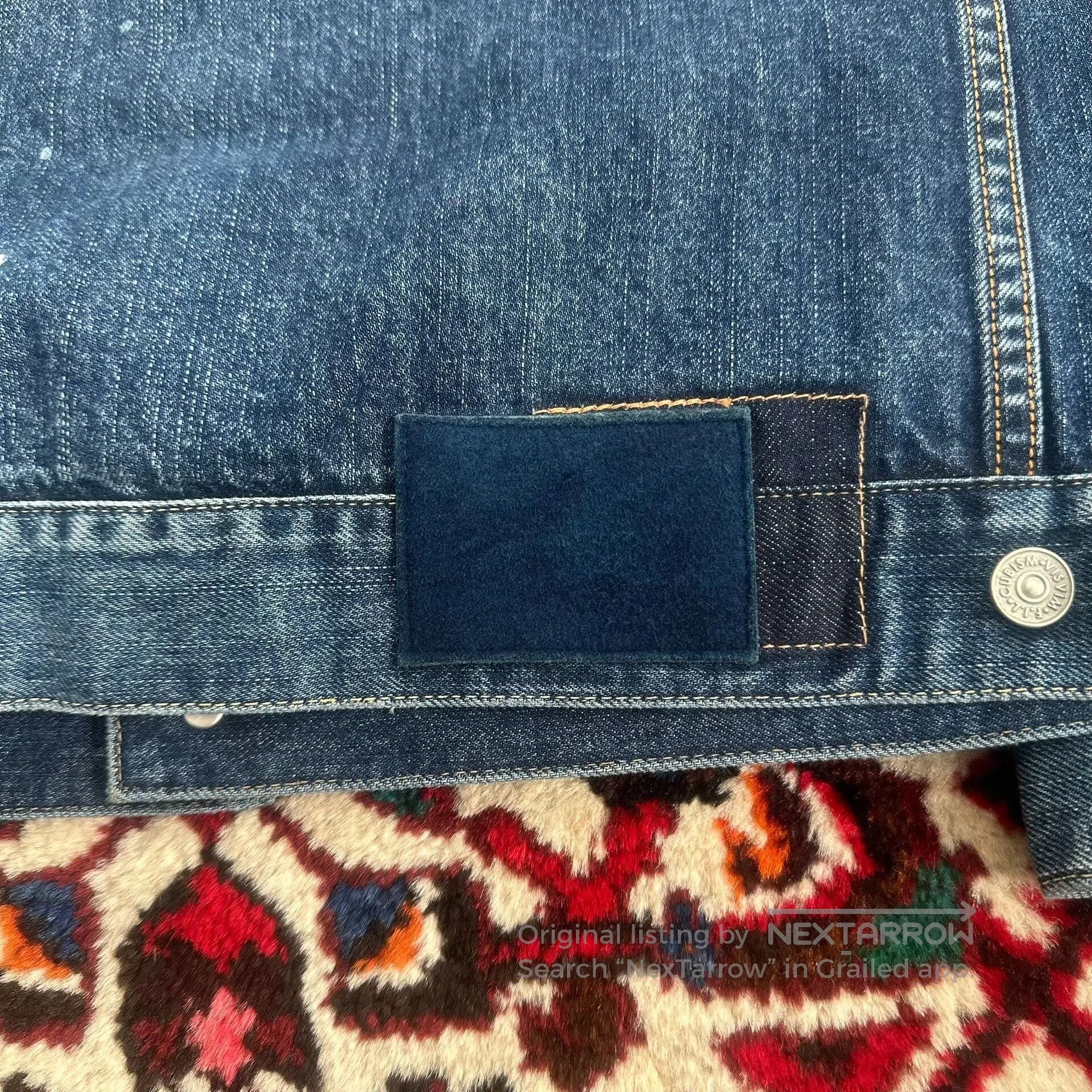 Visvim visvim 23aw denim jacket with paint splatter. Size US L / EU 52-54 / 3 - 5 Thumbnail