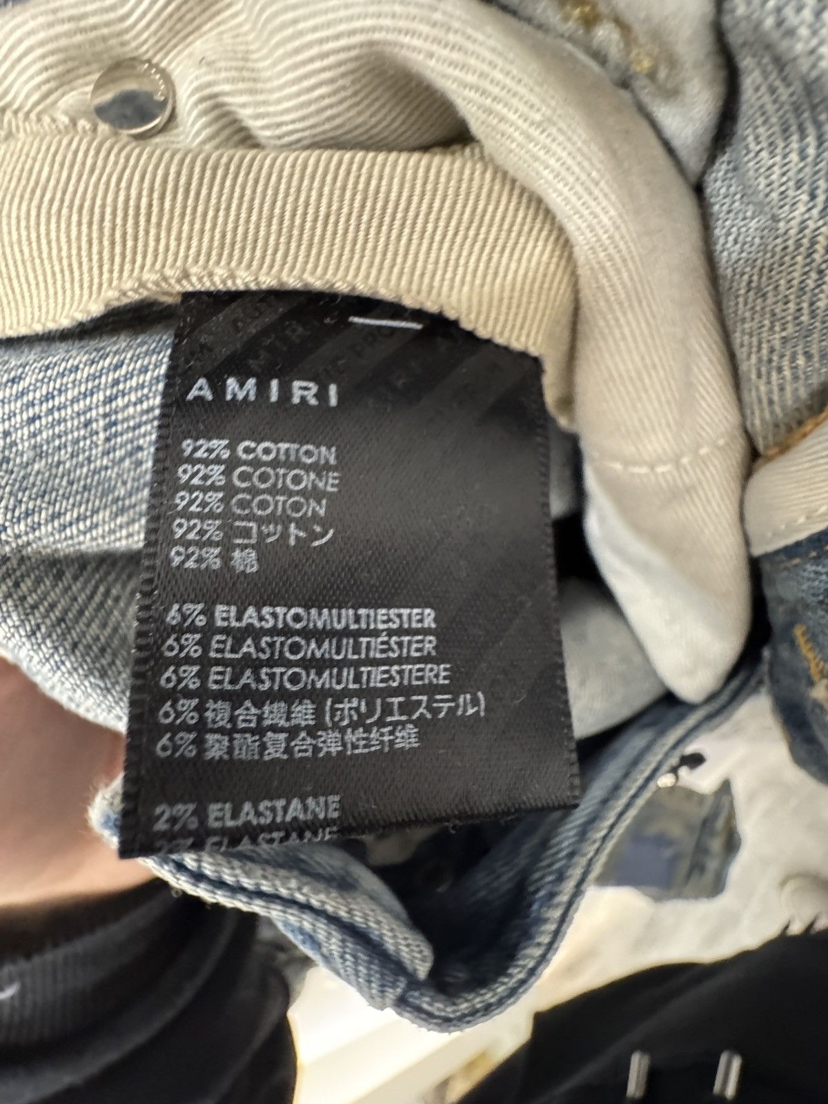 Amiri Amiri Blue Bandana Patch Denim Jacket And Pants Set Size US M / EU 48-50 / 2 - 7 Thumbnail