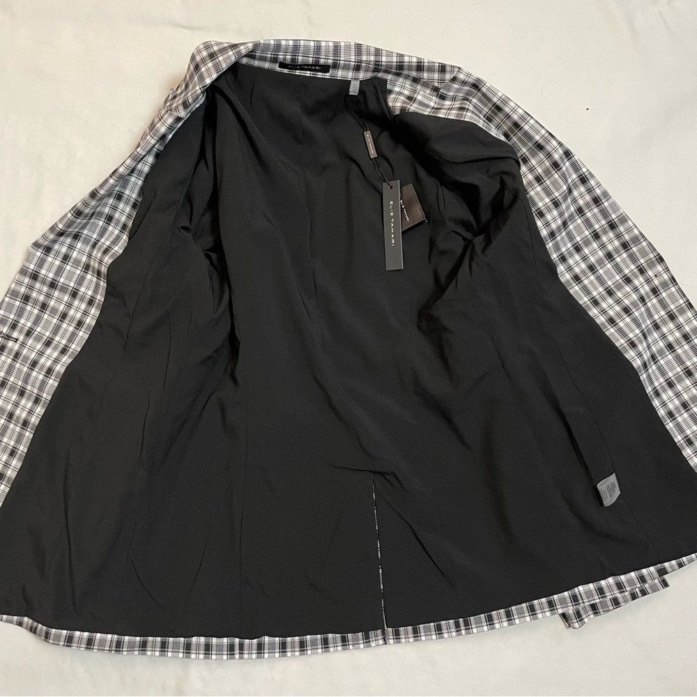 Elie Tahari NWT New $395 Elie Tahari Black White Plaid Single-Button Bl Size M / US 6-8 / IT 42-44 - 9 Thumbnail