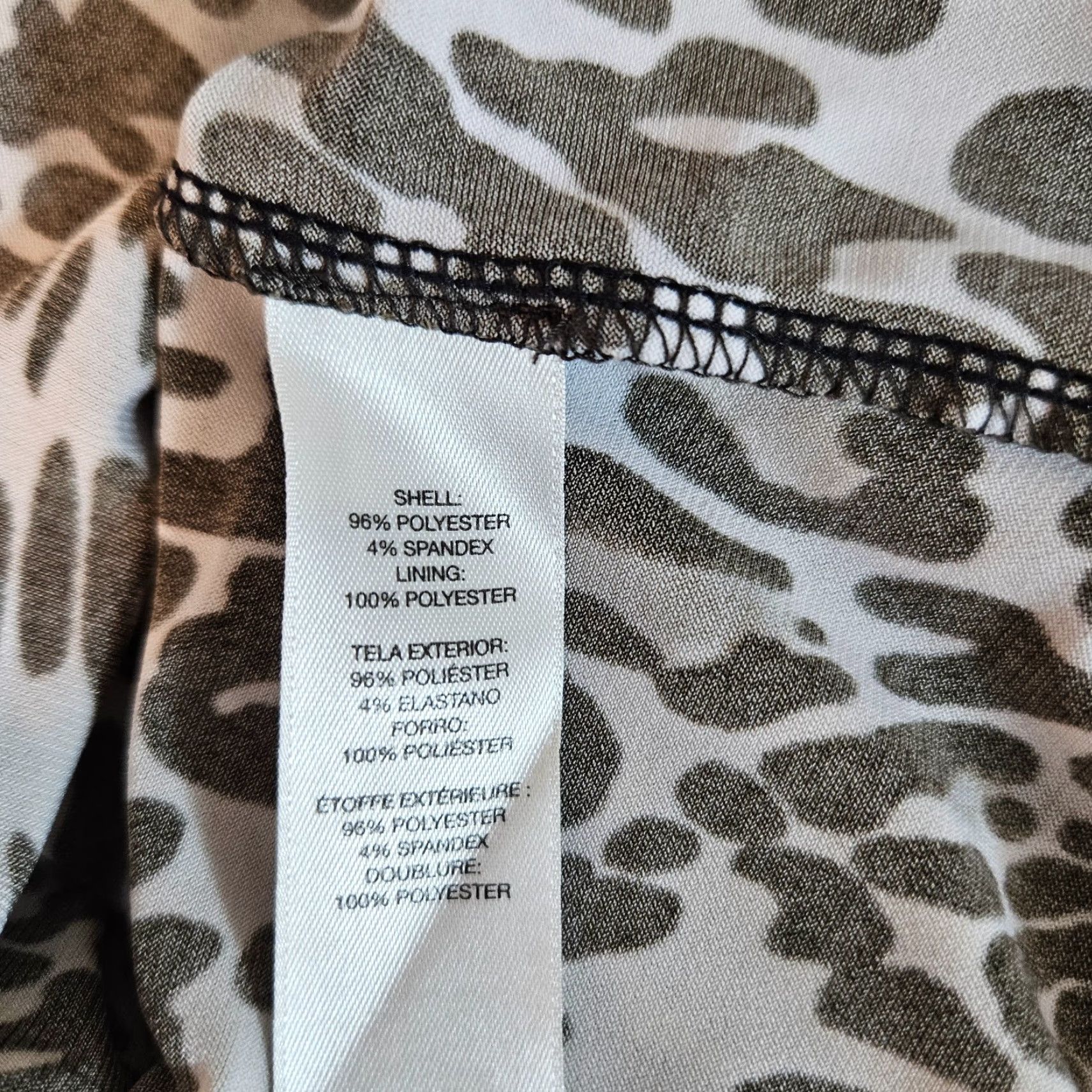 Vintage Chico's Maxi Dress Women L Brown Animal Print Sleeveless Scoop Neck Casual Vacation Size L / US 10 / IT 46 - 4 Thumbnail
