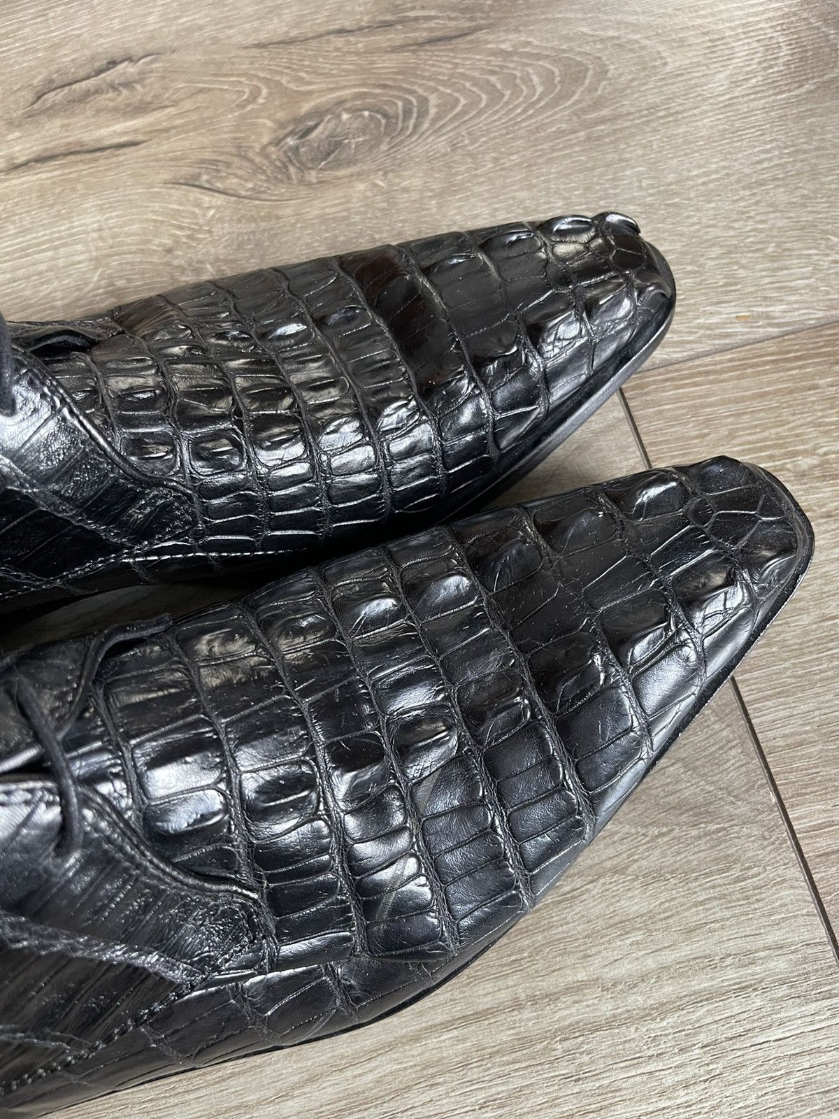 Other Laudino Caccin croco formal shoes Size US 9 / EU 42 - 6 Thumbnail