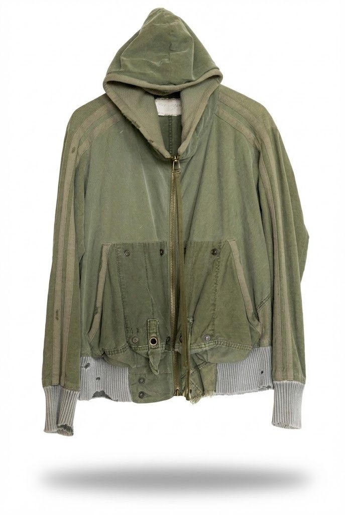 Greg Lauren Army tent high tech hoodie track jacket Size US M / EU 48-50 / 2 - 1 Thumbnail