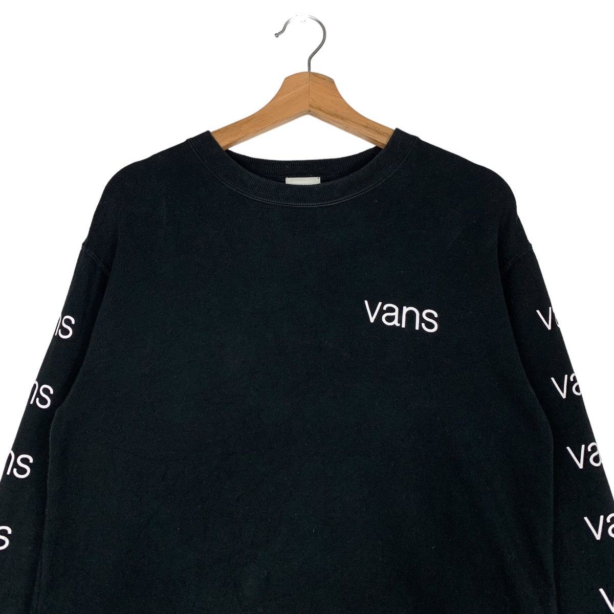 Vans VANS Sleeve Logo Sweatshirt #0671-C31 Size US M / EU 48-50 / 2 - 2 Thumbnail