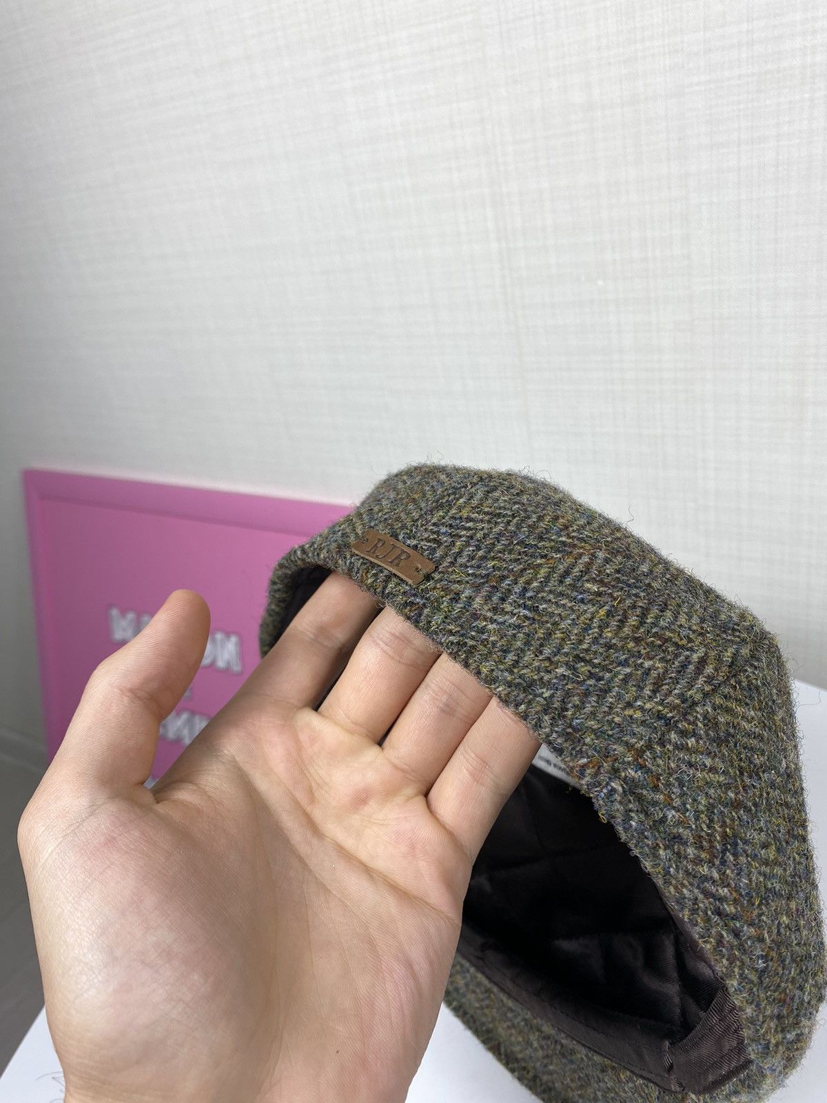 Harris Tweed Harris Tweed John Rocha Flat Cap Size ONE SIZE - 3 Thumbnail