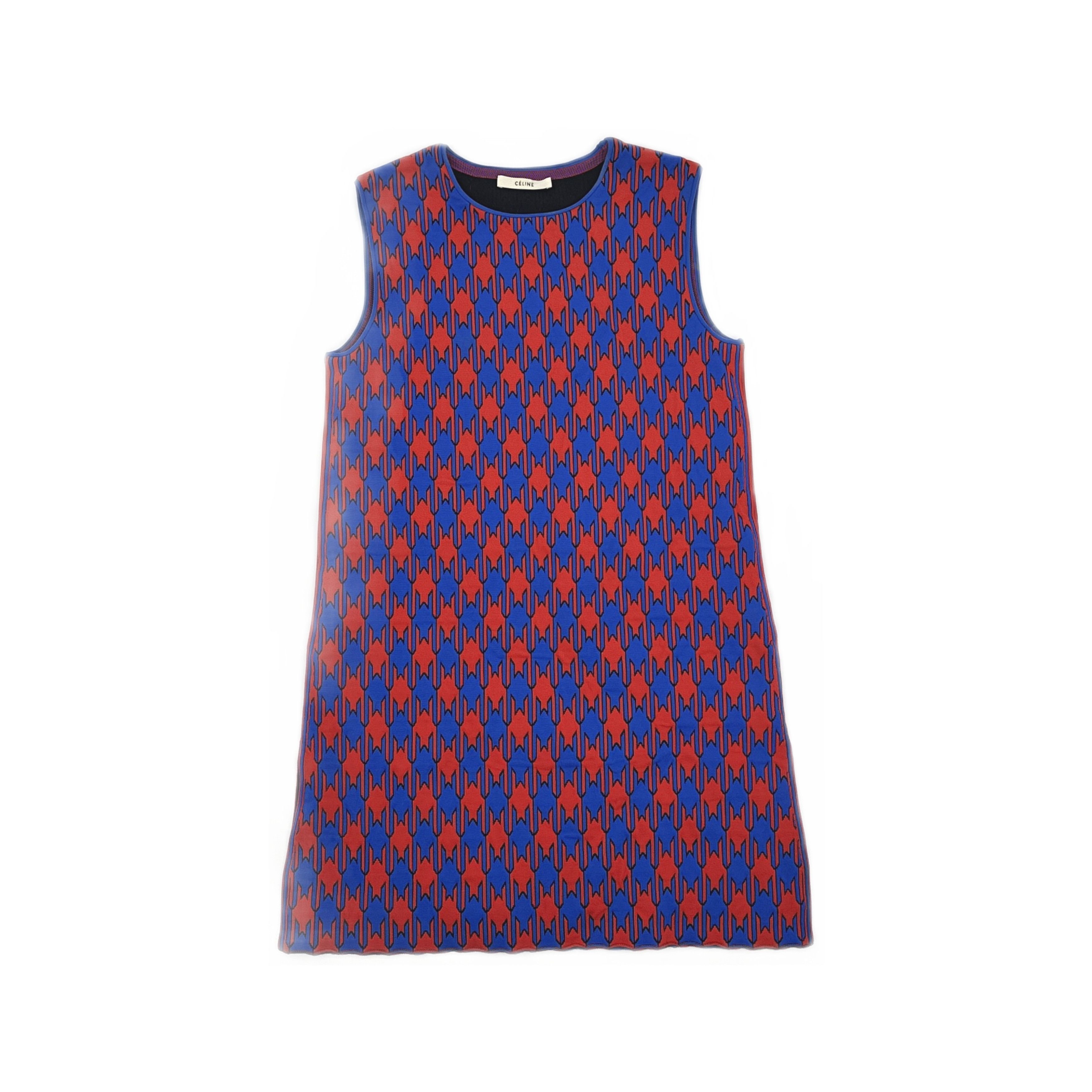 Celine Celine Geometric Pattern Dress Size XS Size XS / US 0-2 / IT 36-38 - 1 Thumbnail