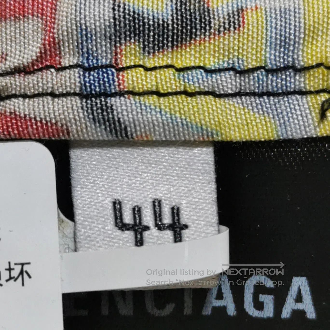 Balenciaga Balenciaga S Cotton Color-Block Logo Crew Neck T-Shirt. Size US S / EU 44-46 / 1 - 8 Thumbnail