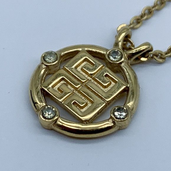 Givenchy Vintage Givenchy G Logo Gold-Plated Pendant Necklace Size ONE SIZE - 5 Thumbnail