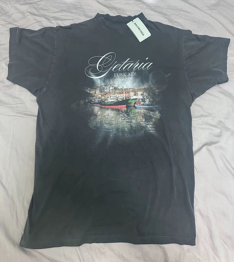 Balenciaga Balenciaga 25SS Distressed Sailing Tee - dmc Size US S / EU 44-46 / 1 - 1 Thumbnail