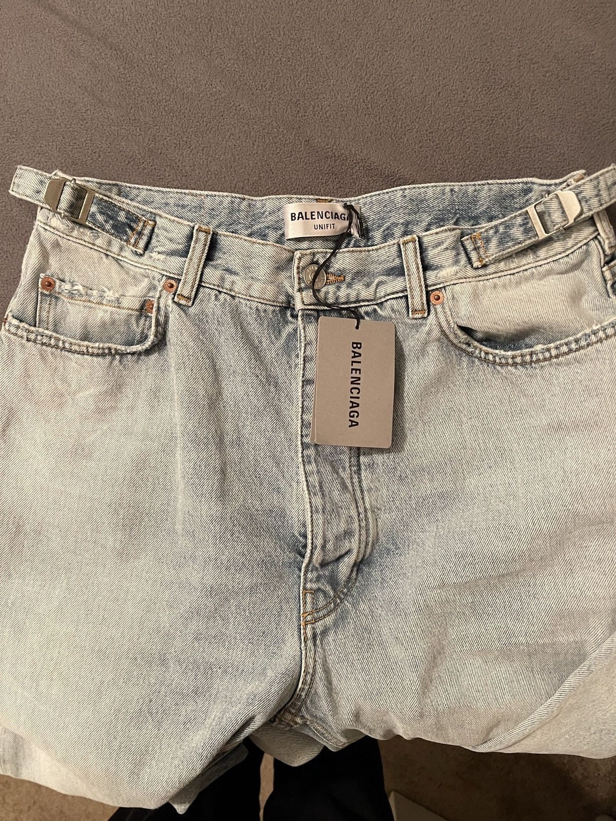 Balenciaga Balenciaga Baggy Denim Pants Size US 32 / EU 48 - 3 Thumbnail
