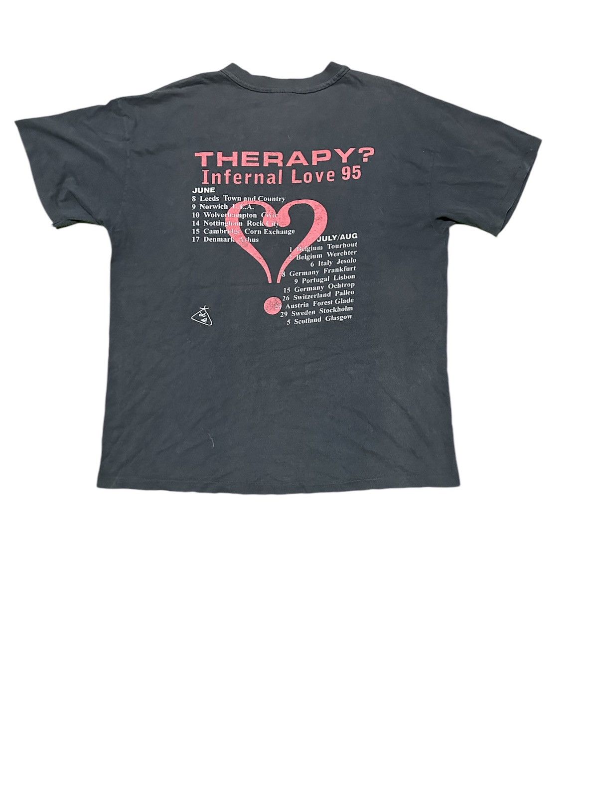 Band Tees Vtg 90s Therapy infernal love band tee Size US XL / EU 56 / 4 - 2 Thumbnail