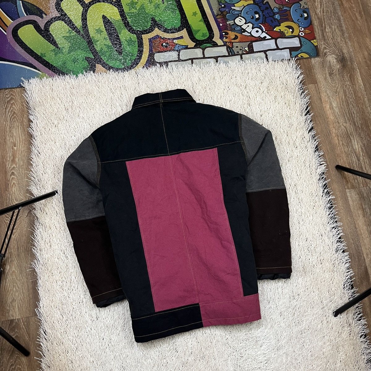 Carhartt Vintage Custom Carhartt Reworked Detroit Jacket Patchwork Size US L / EU 52-54 / 3 - 2 Thumbnail