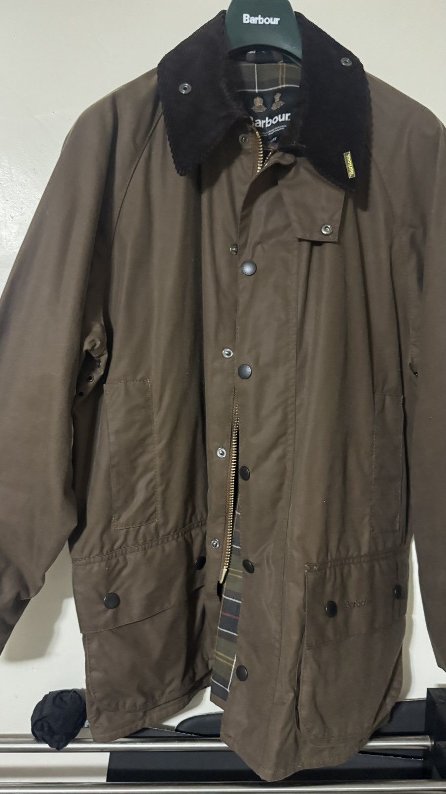 Barbour Barbour Badale brown waxed men’s jacket Size US L / EU 52-54 / 3 - 1 Thumbnail