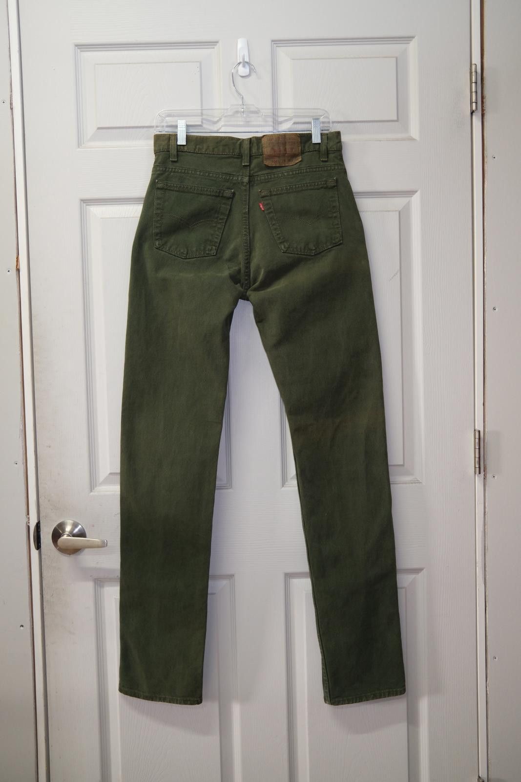 Levi's 90's Levi's 505 Regular Fit Green Straight-Leg-Pant Size 30" / US 8 / IT 44 - 2 Thumbnail