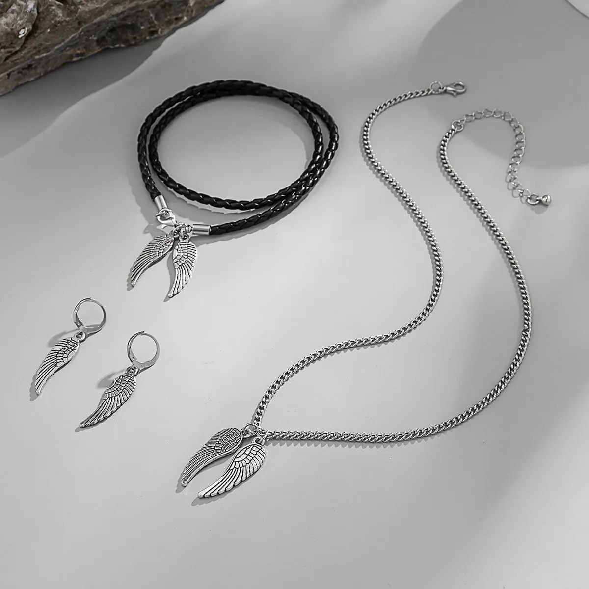 Vintage Wings Accessories Necklace Earring Bracelet Set Size ONE SIZE - 5 Thumbnail