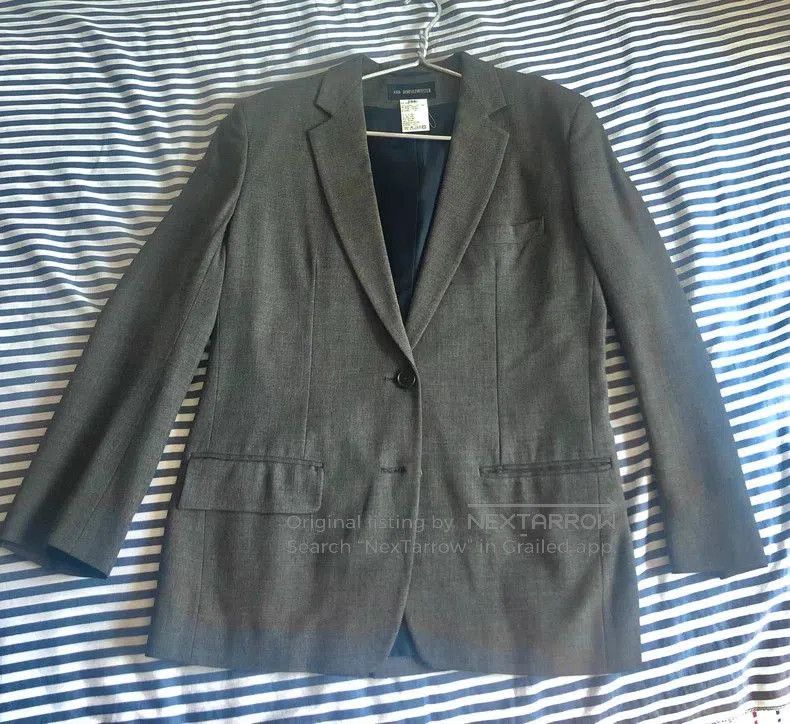 Ann Demeulemeester Ann Demeulemeester Wool Blazer. Size US M / EU 48-50 / 2 - 1 Thumbnail