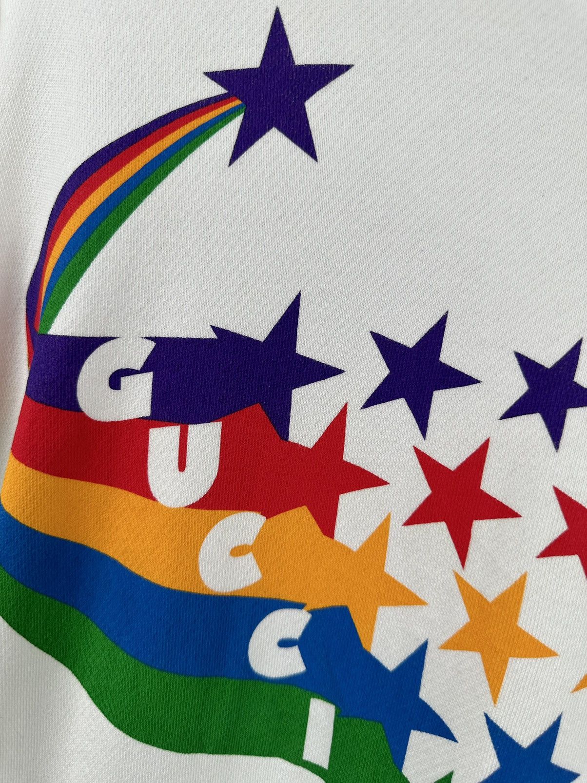 Gucci Gucci - Rainbow Shooting Star Graphics Sweater Size US S / EU 44-46 / 1 - 5 Thumbnail