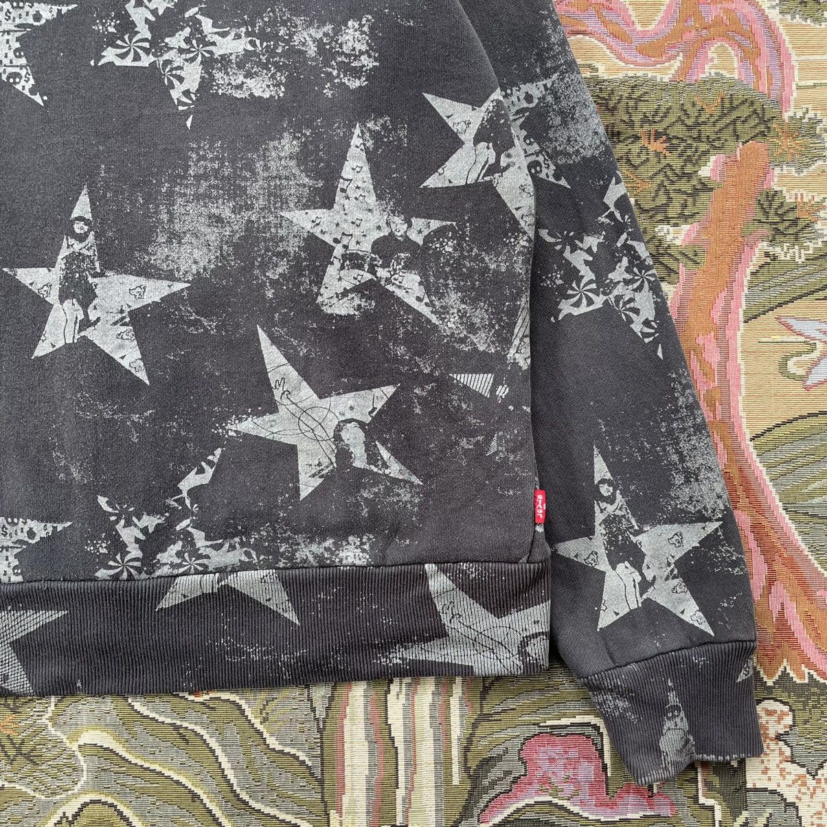 Levi's Vintage Levi's 501 Fullprint Star Hoodie Size US L / EU 52-54 / 3 - 12 Thumbnail