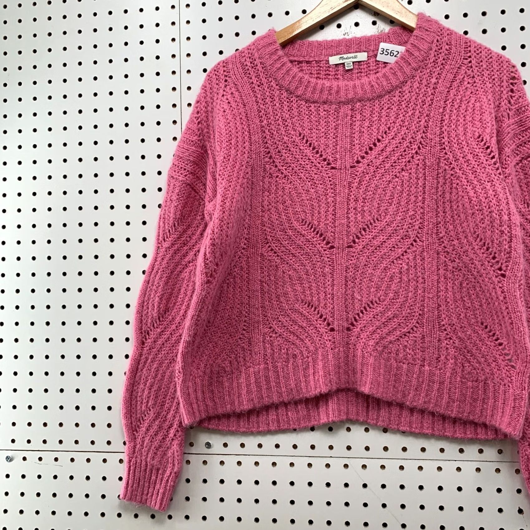 Madewell Madewell Alpaca Blend Knit Sweater Womens XXS Piknk Loose Knit Size XXS / US 00 / IT 34 - 3 Thumbnail