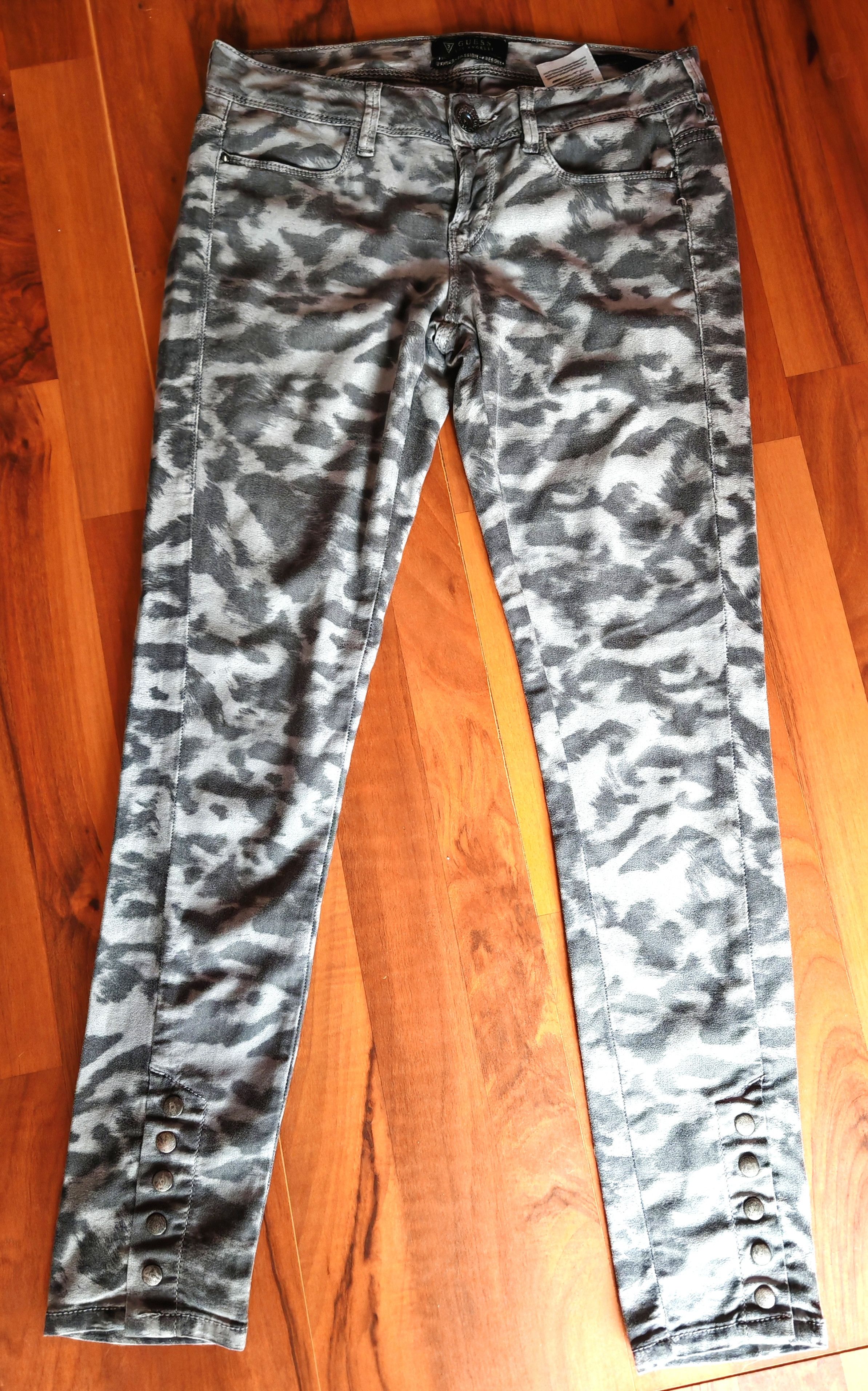Guess × Vintage Vintage Guess Los Angeles Leopard Women's Leggings sz XS Y2K Size 27" / US 4 / IT 40 - 10 Thumbnail