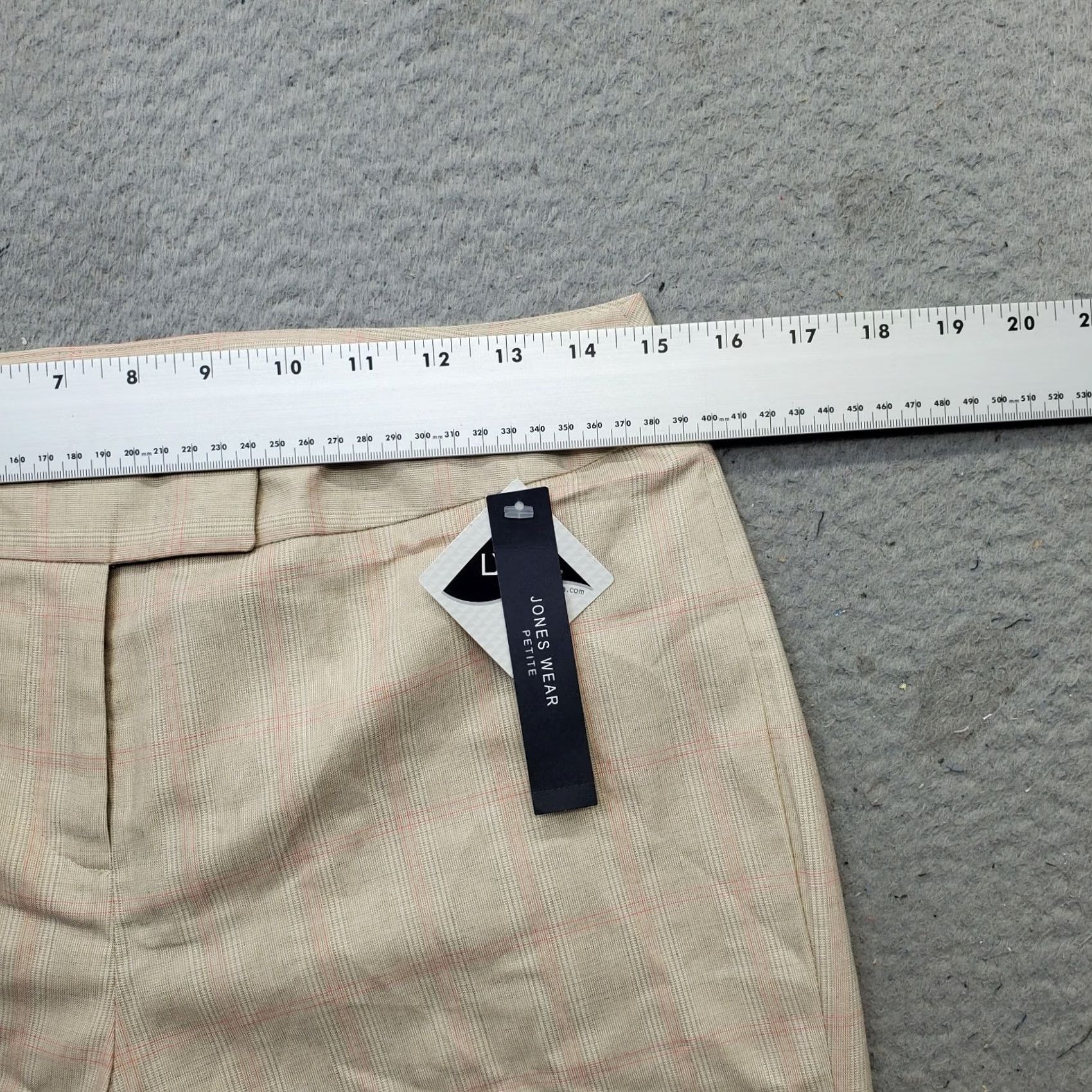 Jones New York Jones Wear Heritage Cropped Pants Womens Size 8P Multi Plaid Stretch Flat Front Size 30" / US 8 / IT 44 - 6 Thumbnail