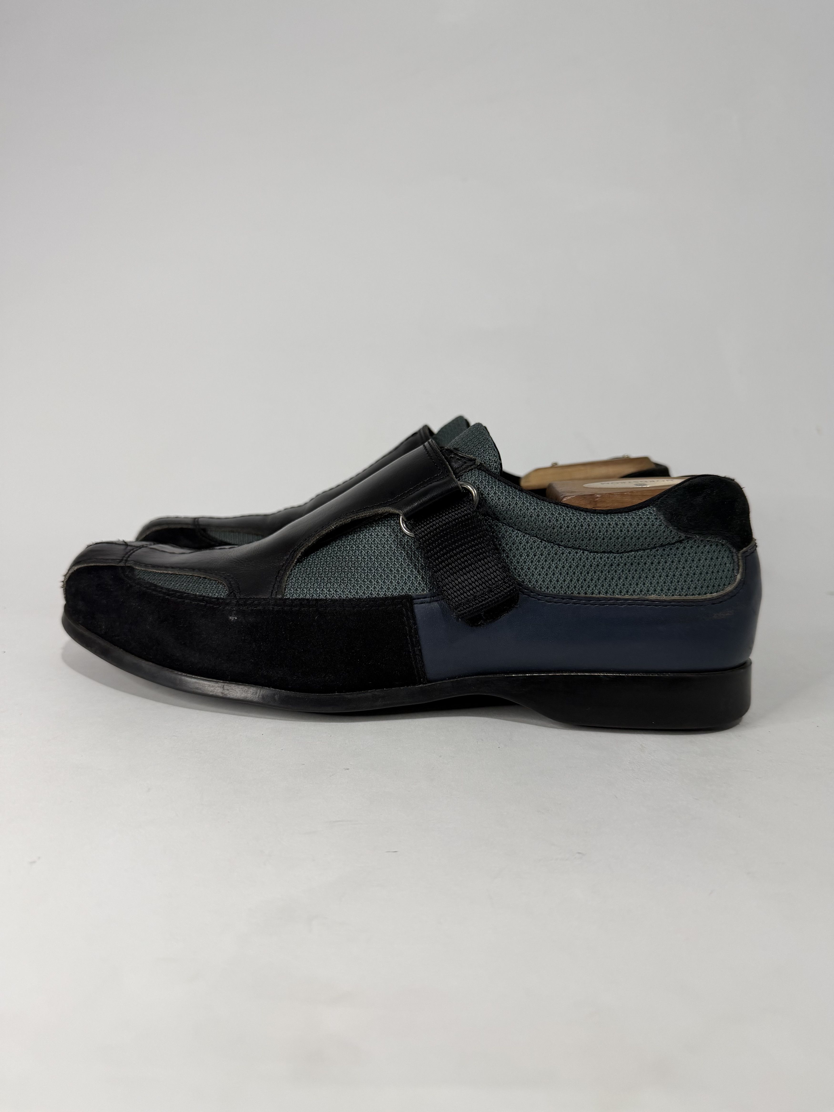 Prada Vintage Prada Sport Black & Green Leather Mesh Sneakers Size US 9 / EU 42 - 1 Thumbnail