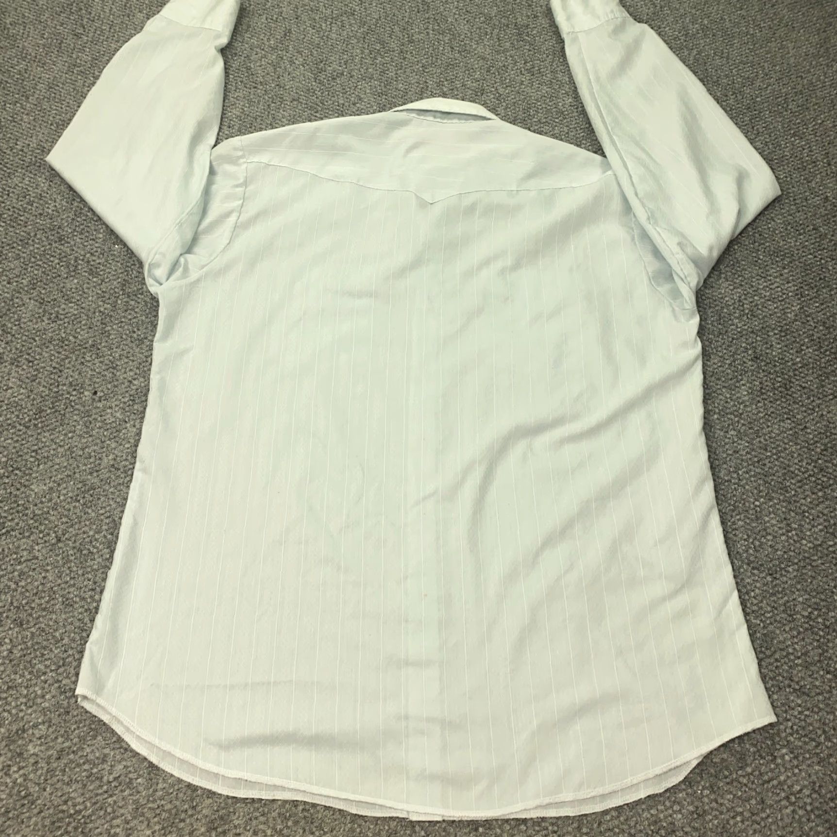 Vintage VINTAGE Panhandle Slim Western Shirt Mens 17.5 White Striped Pearl Snap Shirt Mens 17.5 White Striped Pearl Snap western cowboy retro Size US XL / EU 56 / 4 - 5 Thumbnail