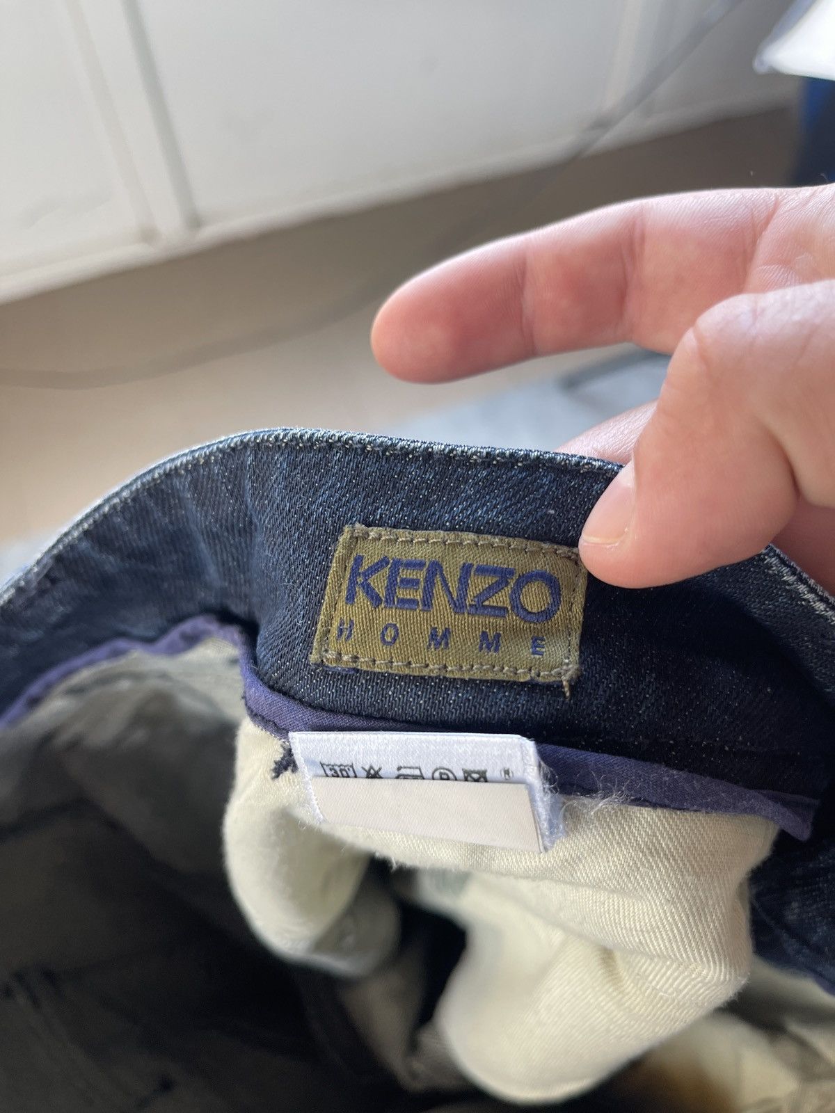 Kenzo × Vintage vintage kenzo jeans nice design distressed denim Size US 33 - 9 Thumbnail