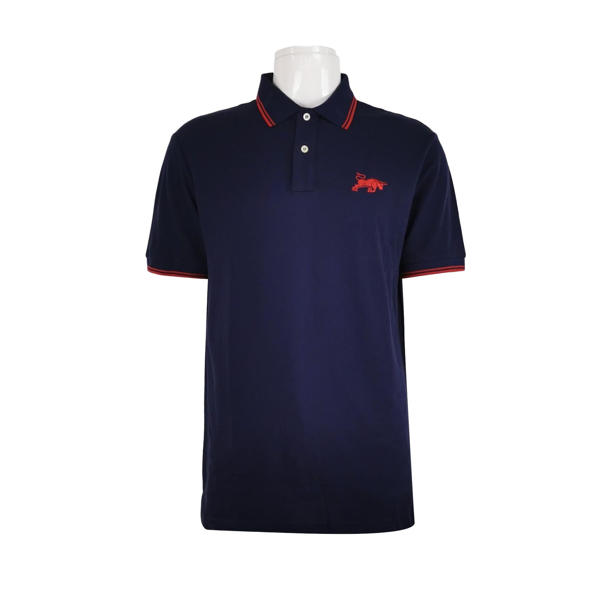 Prada Prada Striped Trim Polo Shirt XL Size US XL / EU 56 / 4 - 1 Thumbnail
