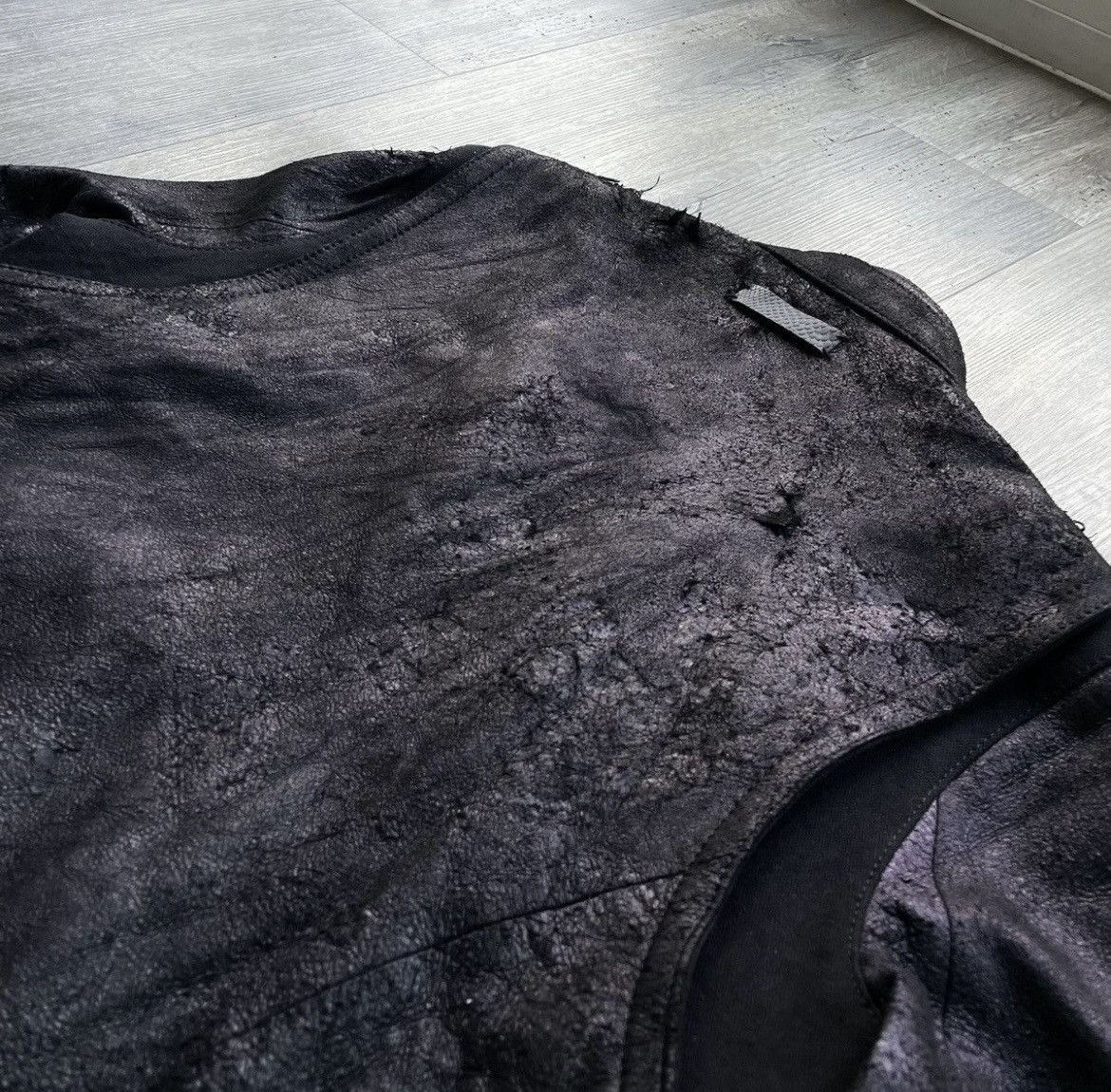 ジャケット・アウター ifsixwasnine mud squardon riders HYDE ifsixwasnine mud squadron riders jacket featuring an asymmetrical