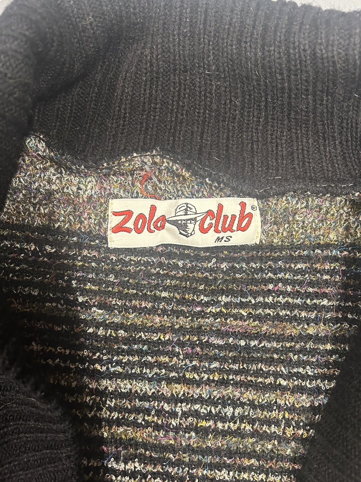 Vintage Crazy Vintage 90s Essential Knit Cardigan Style Stoner Sweat Size US L / EU 52-54 / 3 - 2 Thumbnail