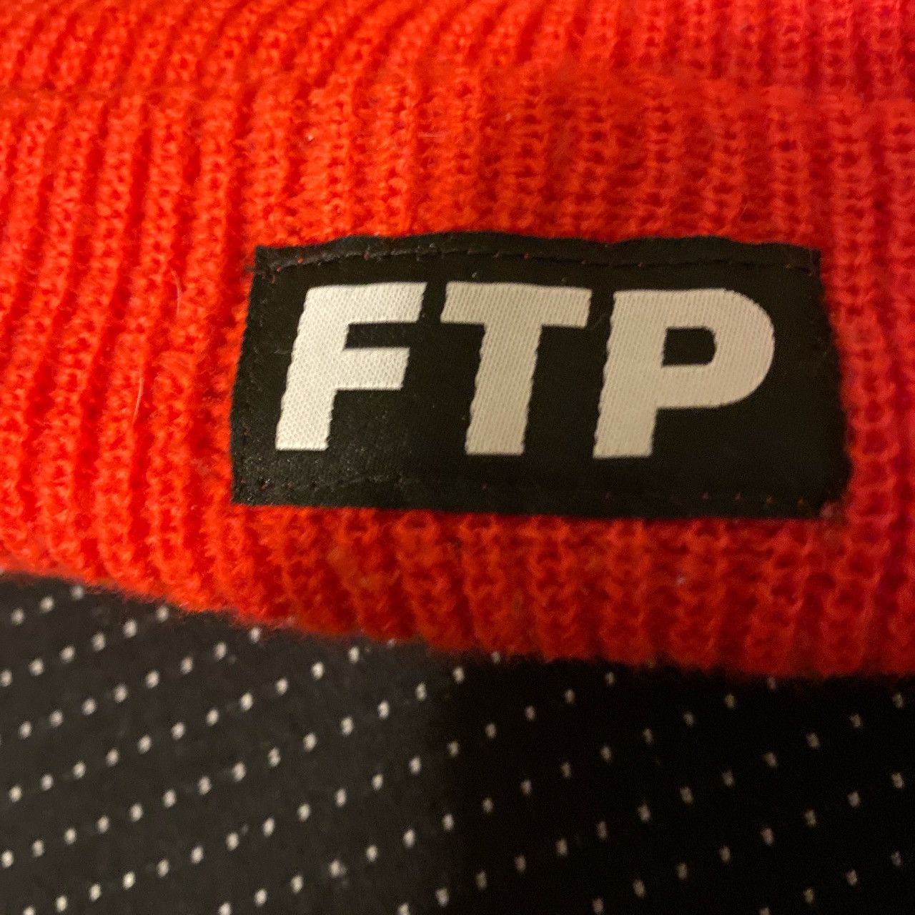 Fuck The Population FTP red logo beanie Size ONE SIZE - 3 Thumbnail