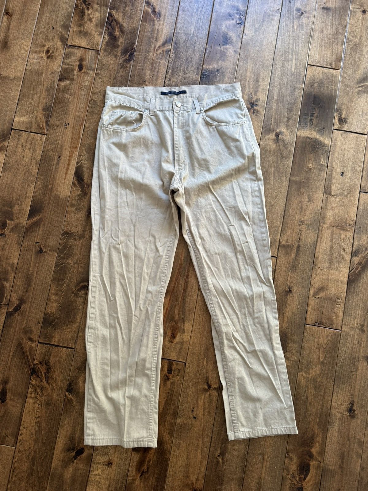 Valentino Valentino Khaki Pants Size US 36 / EU 52 - 2 Thumbnail