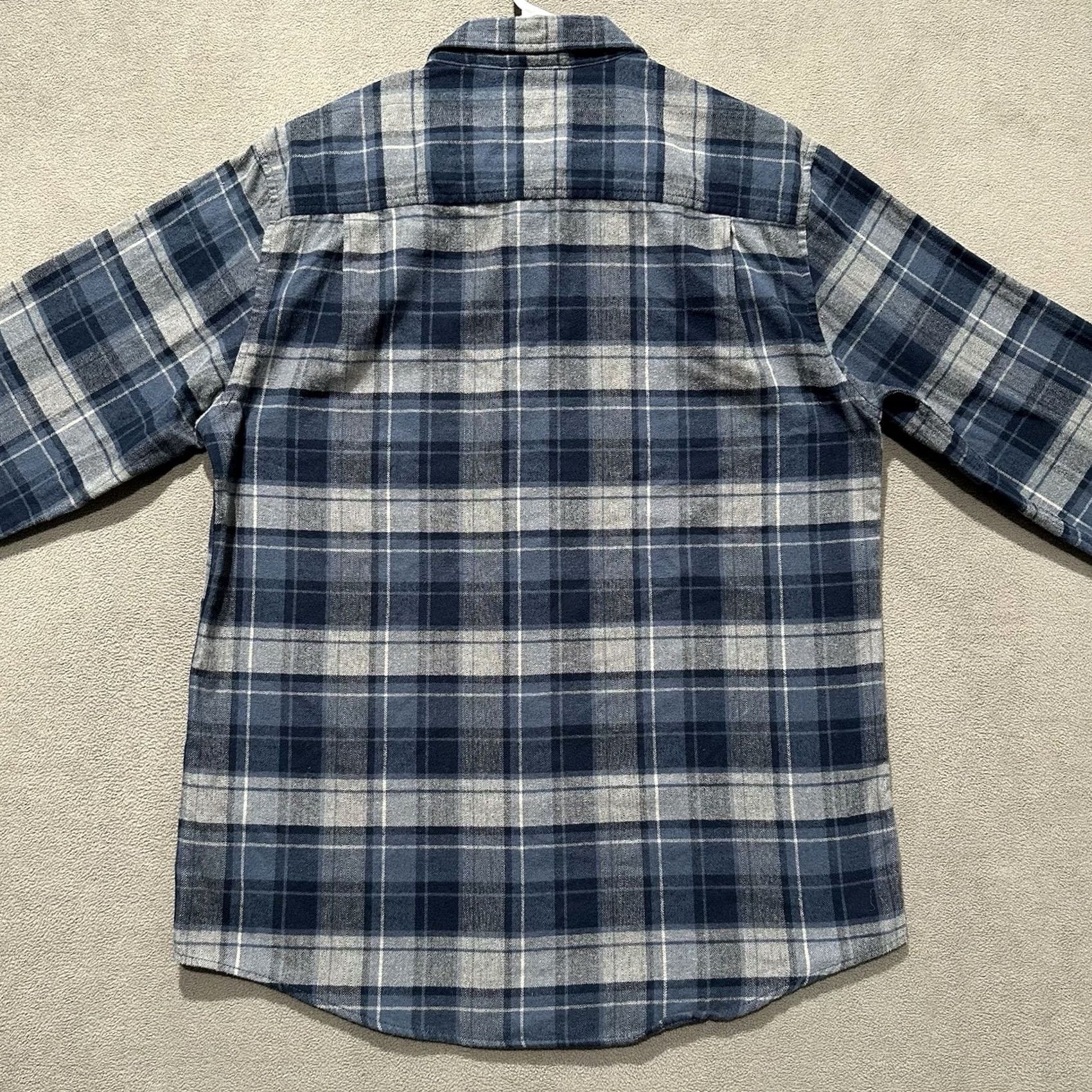 Weatherproof Weatherproof Shirt Mens M Blue Plaid Flannel Button-Down Casual EUC Size US M / EU 48-50 / 2 - 2 Thumbnail
