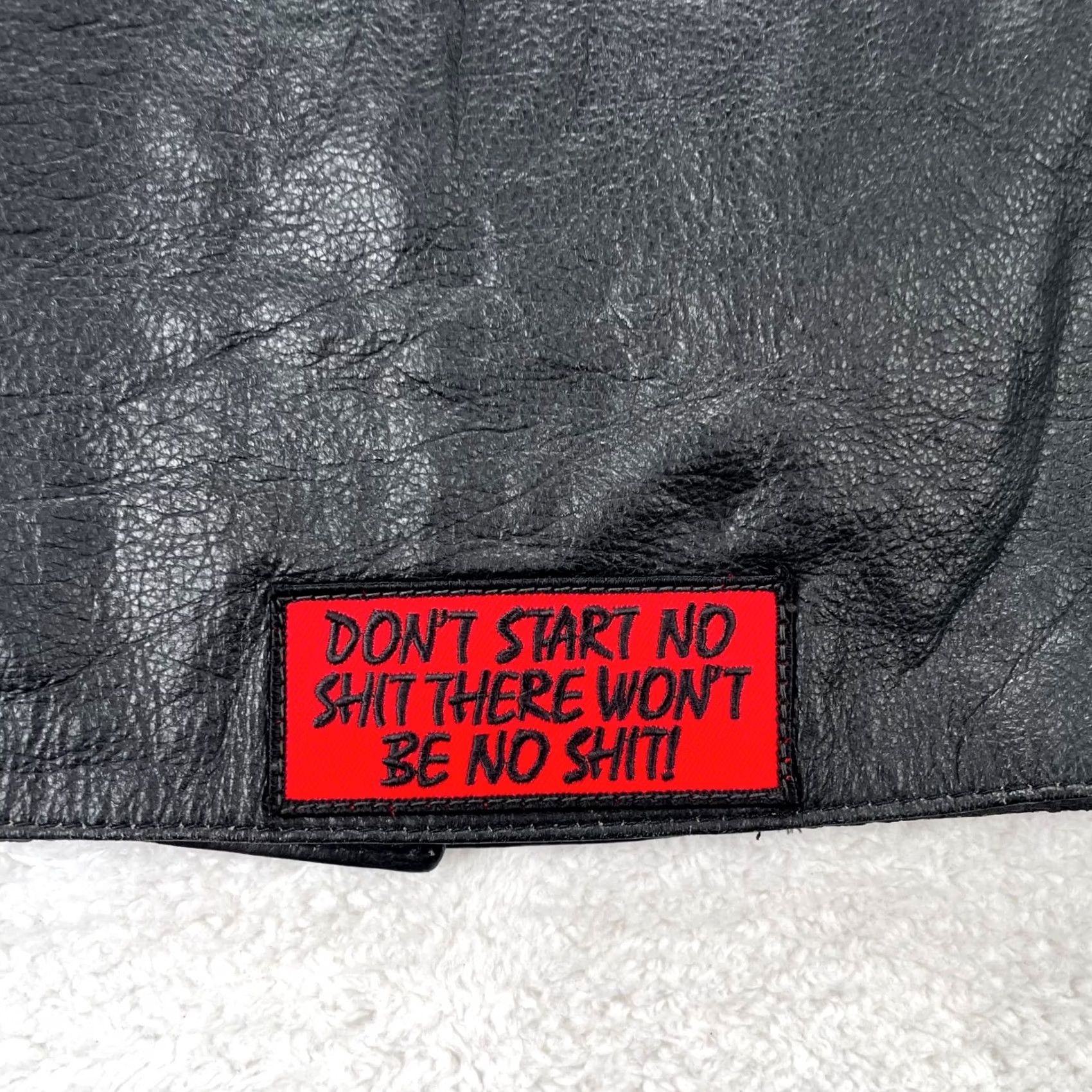Vintage VINTAGE Unik Vest Womens 5XL Black Leather Premium Biker Bitch Flames Motorcycle Jacket/Coat Vest Size XXL / US 16-18 / IT 52-54 - 6 Thumbnail