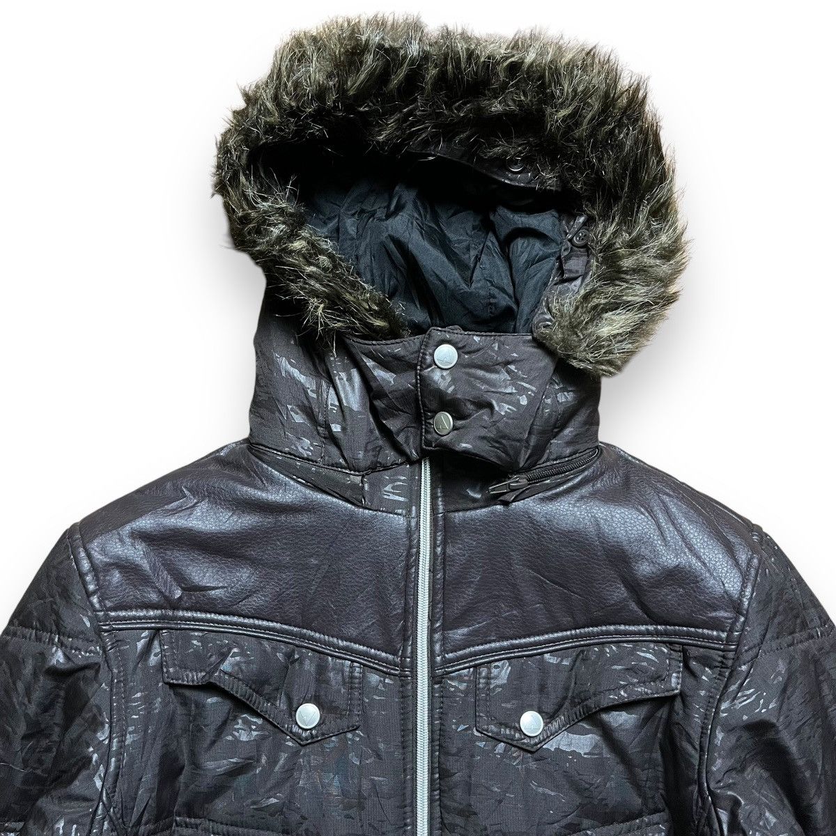 If Six Was Nine 🇯🇵 AIRWALK PUFFER DOWN FUR JACKET LGB STYLE Size US M / EU 48-50 / 2 - 4 Thumbnail