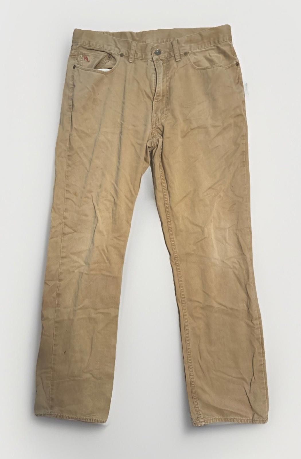 Polo Ralph Lauren Polo Ralph Lauren Chino Pants Men's Size 34x32 Tan Classic Size US 34 / EU 50 - 1 Thumbnail