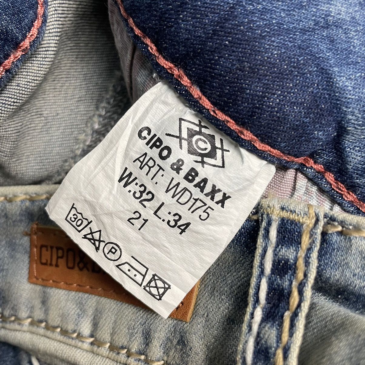 Hysteric Glamour CIPO BAXX WASHED BLEACH SKINNY FIT DENIM PANTS Size 28" / US 6 / IT 42 - 12 Thumbnail