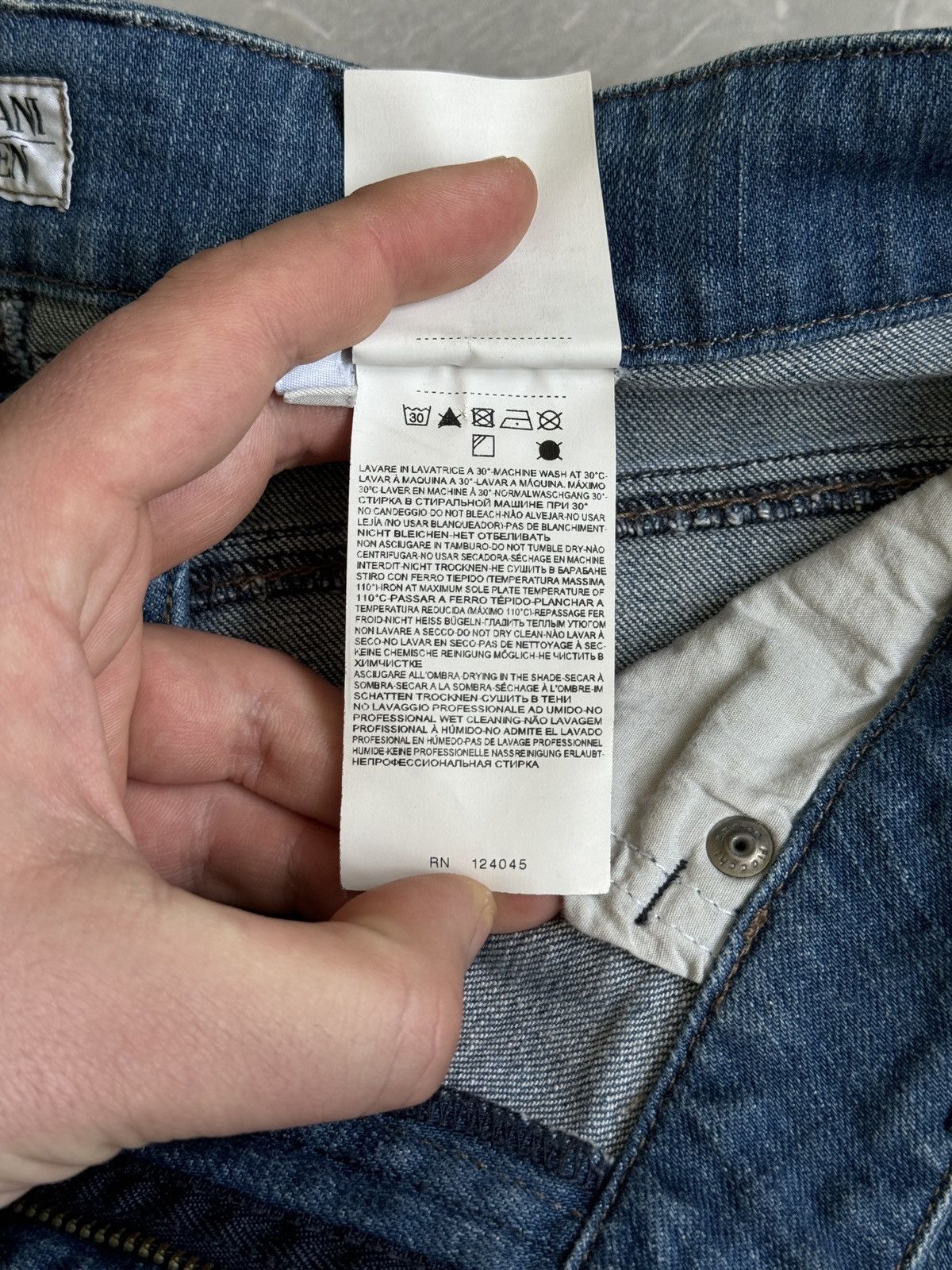 Armani Armani Jeans Denim Pants Straight Size US 28 / EU 44 - 12 Thumbnail
