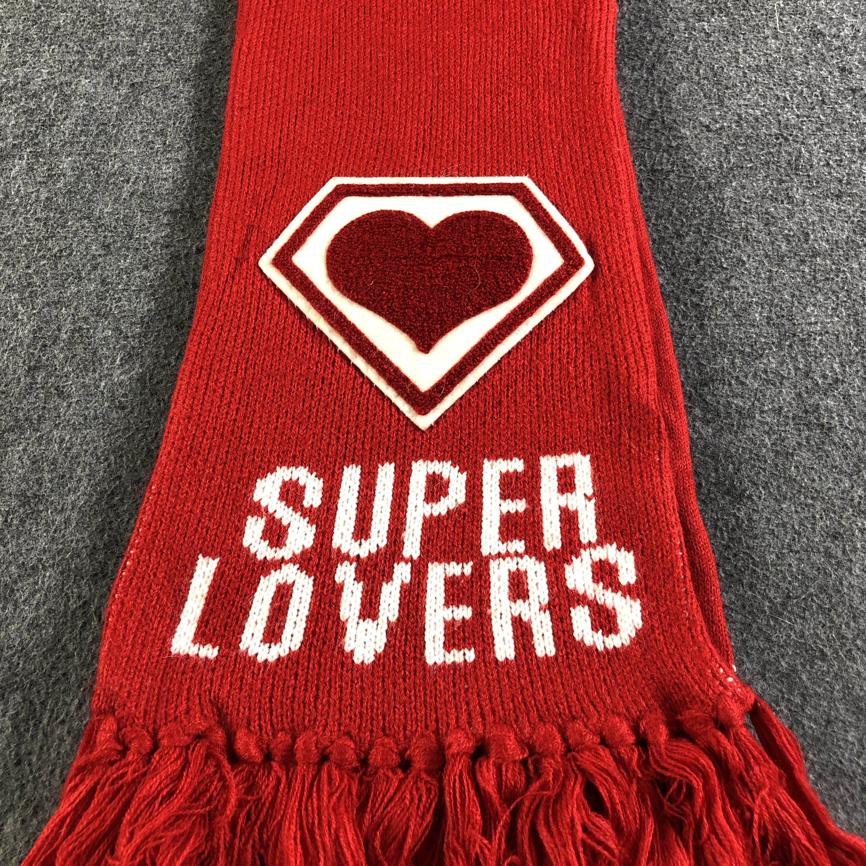 Vintage Super Lovers Scarf Muffler V1882 Size ONE SIZE - 3 Thumbnail